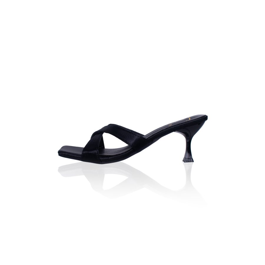 Strap Crossover Heeled Sandals