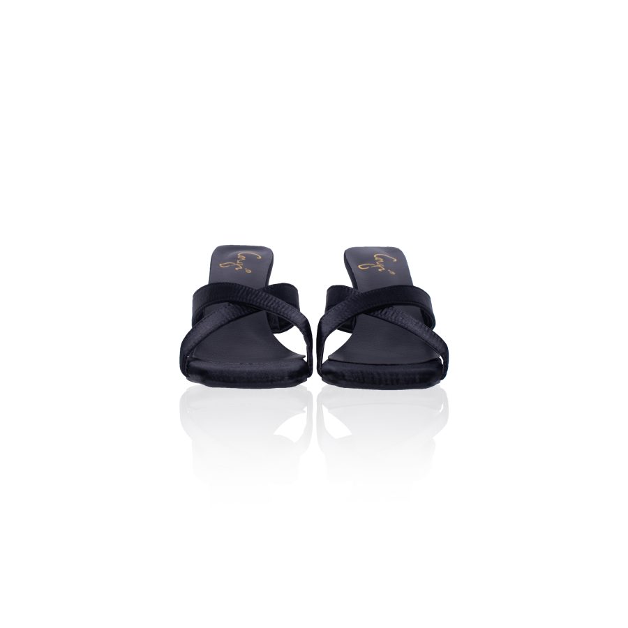 Strap Crossover Heeled Sandals - Image 4