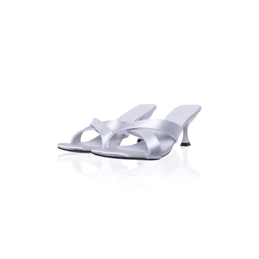Strap Crossover Heeled Sandals - Image 2