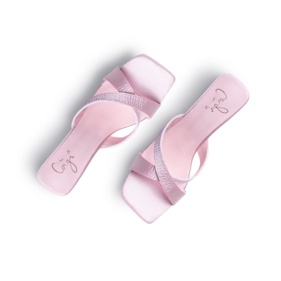 Strap Crossover Heeled Sandals - Image 3