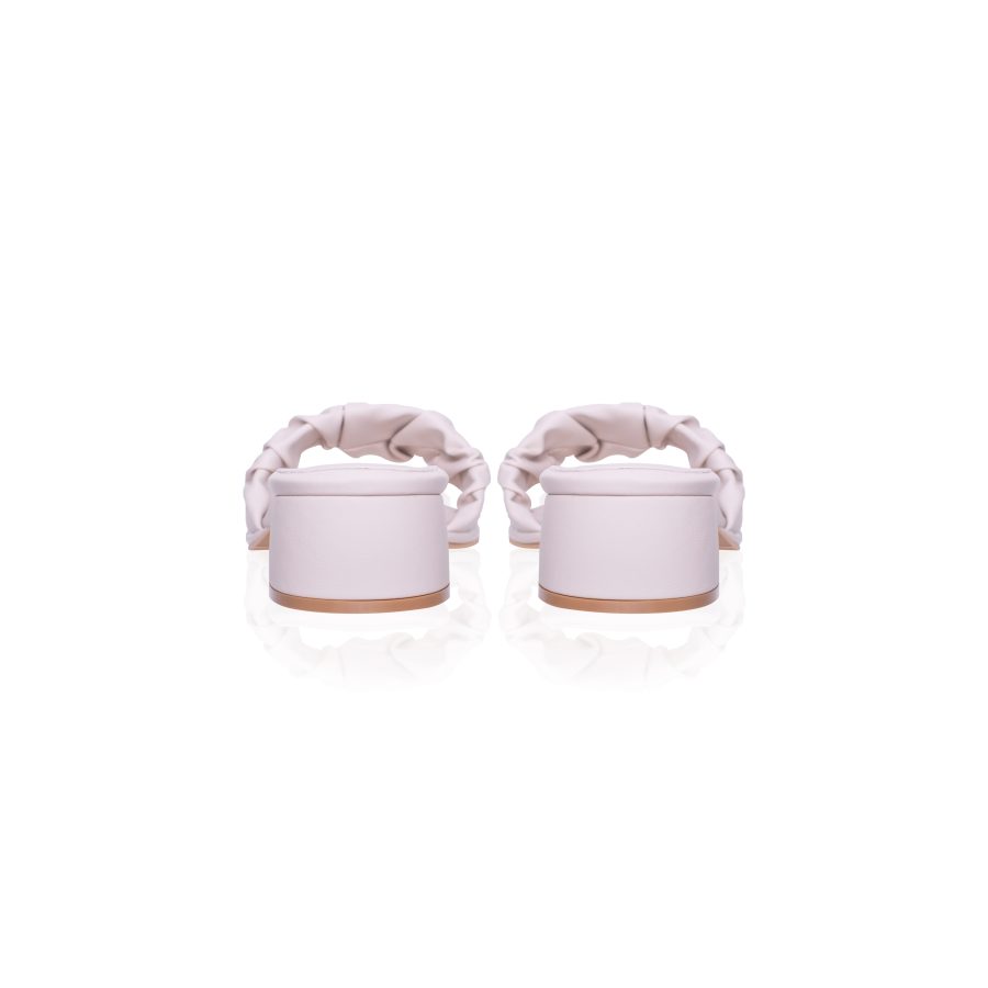 Runched Band Sandals Heels - Image 5