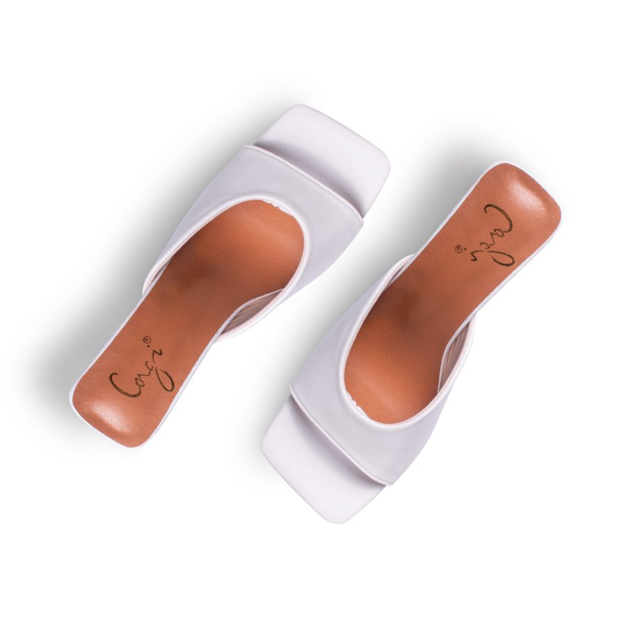 Square-Toe Heeled Mules - Image 3