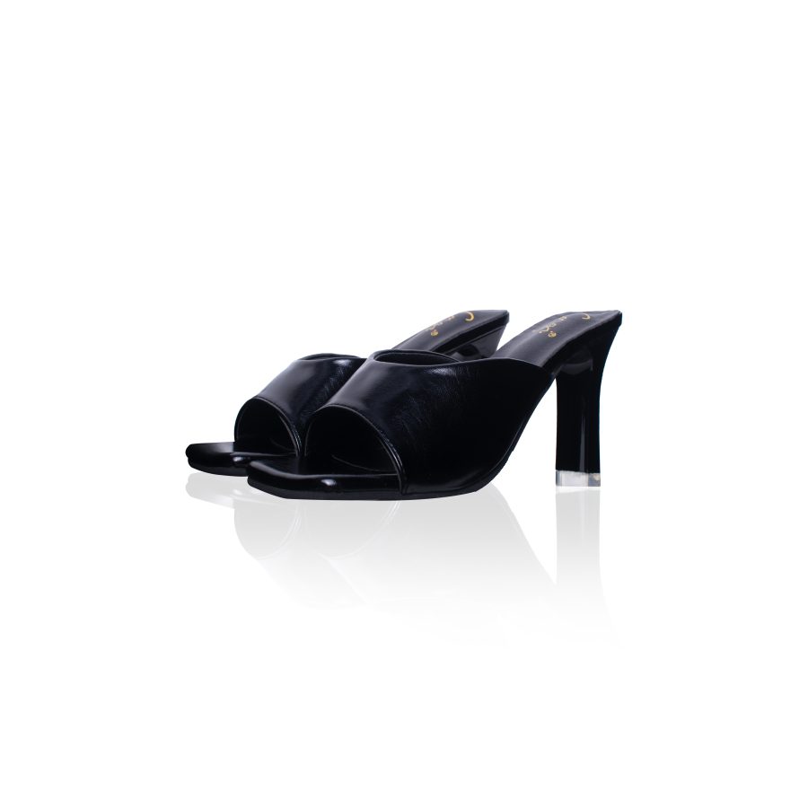Square-Toe Heeled Mules - Image 2