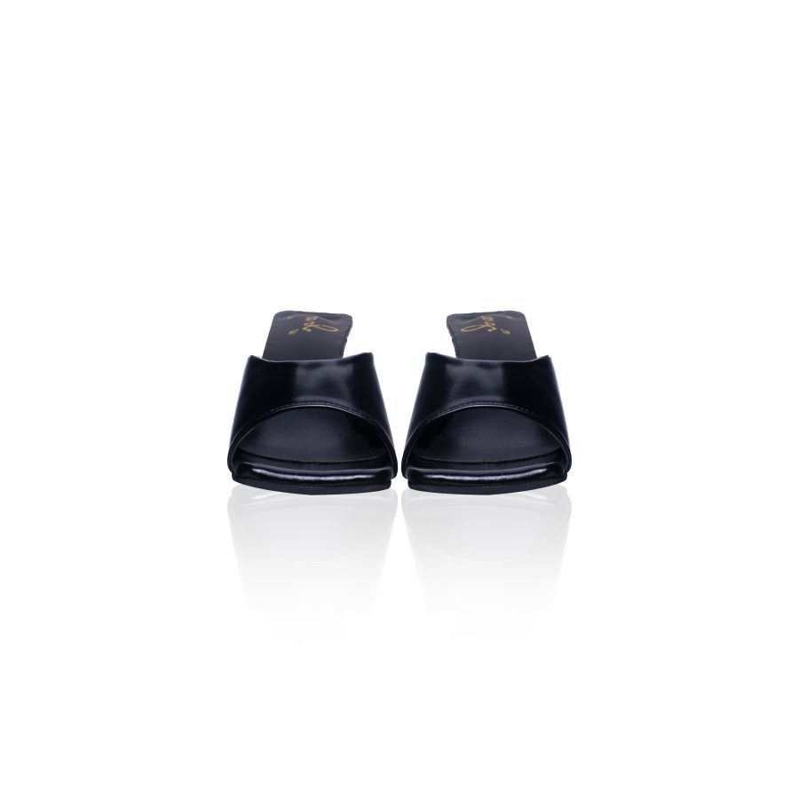 Square-Toe Heeled Mules - Image 4