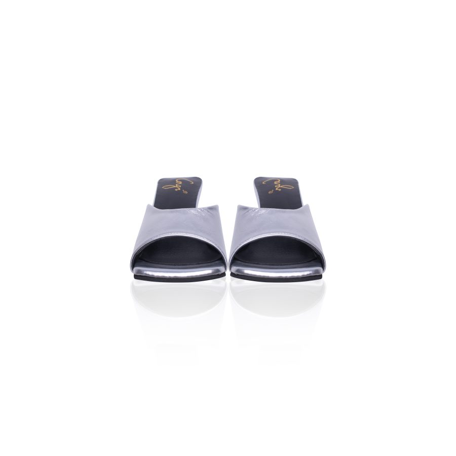 Square-Toe Heeled Mules - Image 4