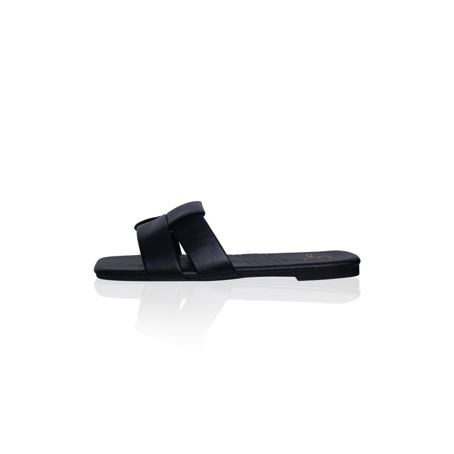 Square Pleated Sandals