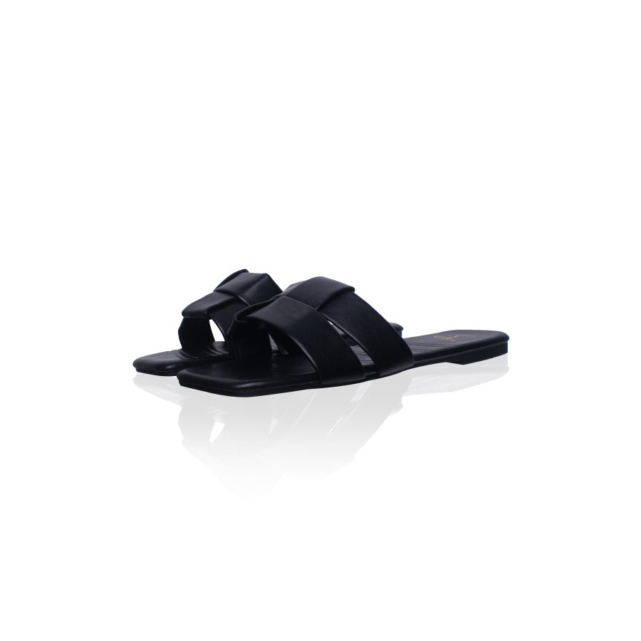 Square Pleated Sandals - Image 2