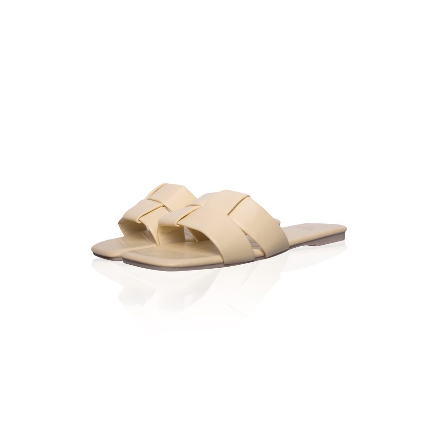 Square Pleated Sandals - Image 2