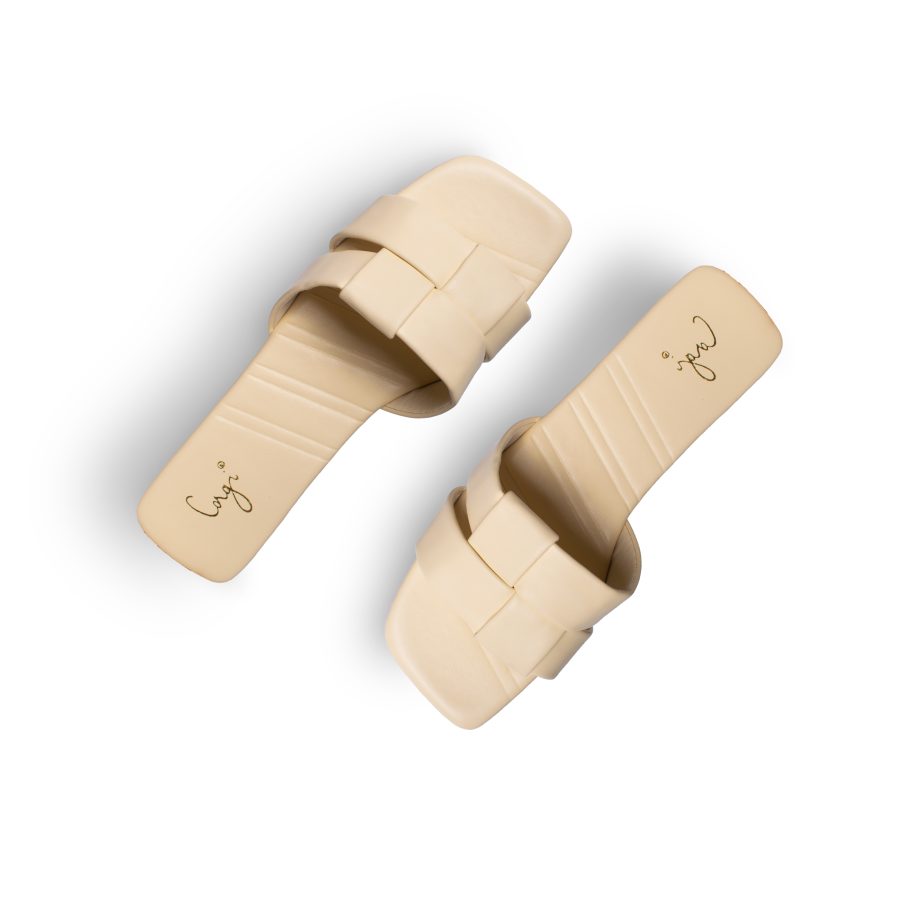 Square Pleated Sandals - Image 3