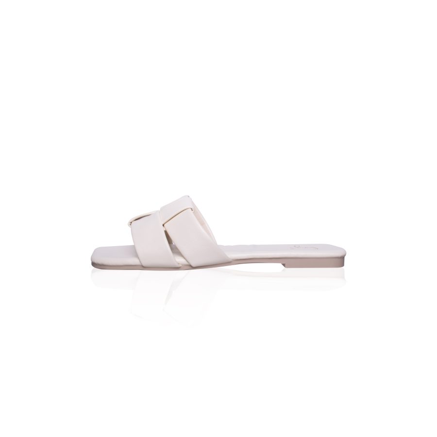Square Pleated Sandals