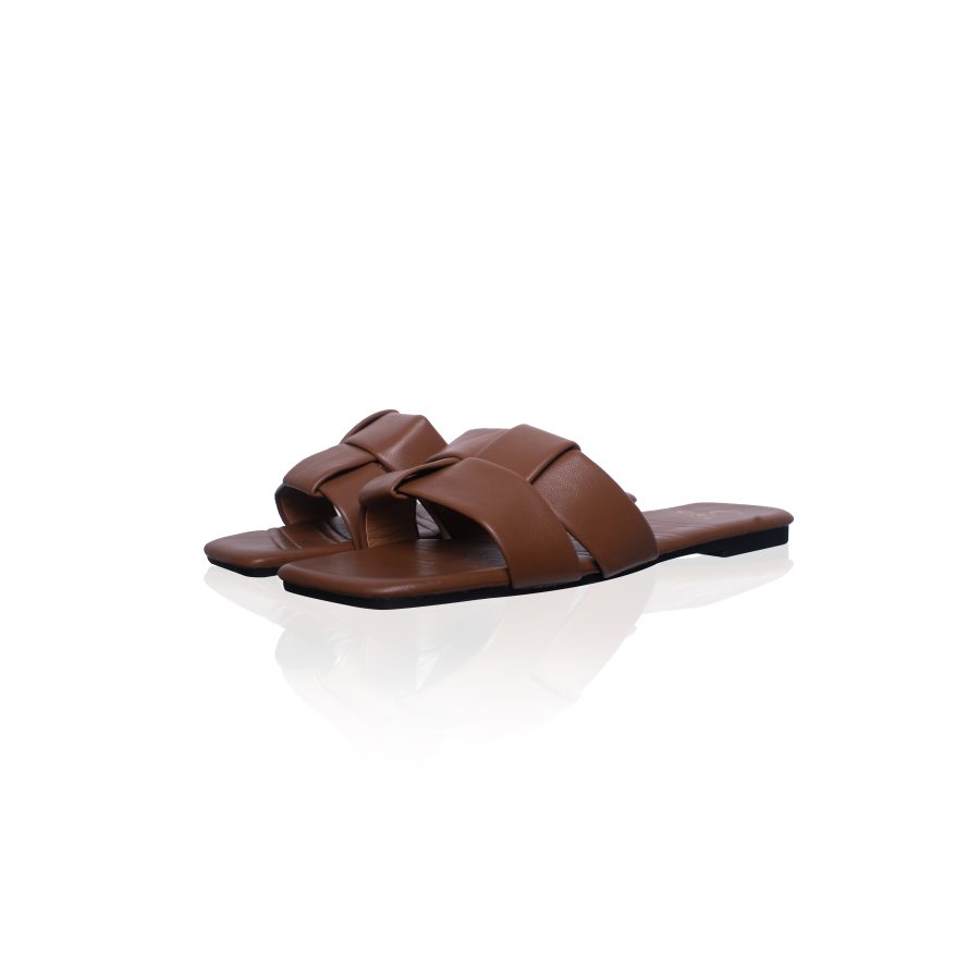 Square Pleated Sandals - Image 2