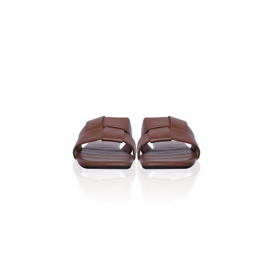 Square Pleated Sandals - Image 4