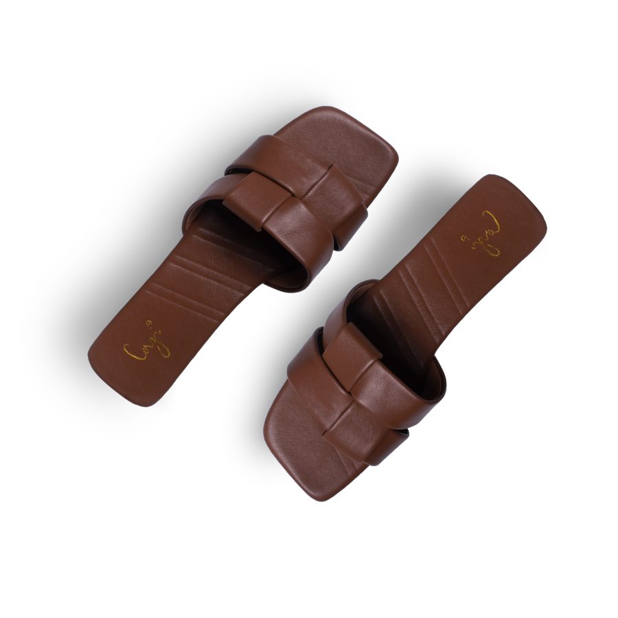 Square Pleated Sandals - Image 3
