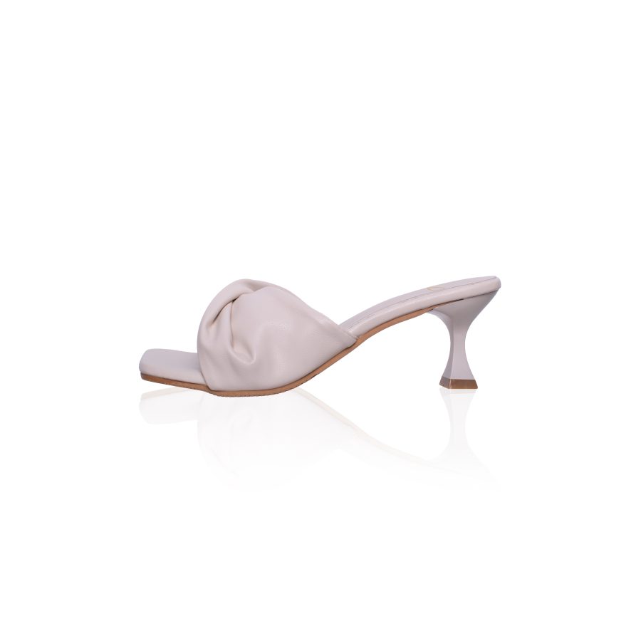 Draped Heel Sandals