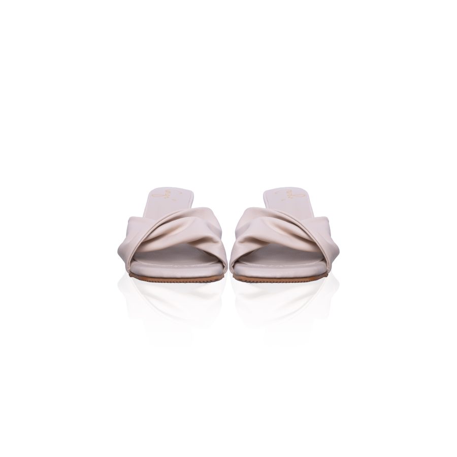 Draped Heel Sandals - Image 4