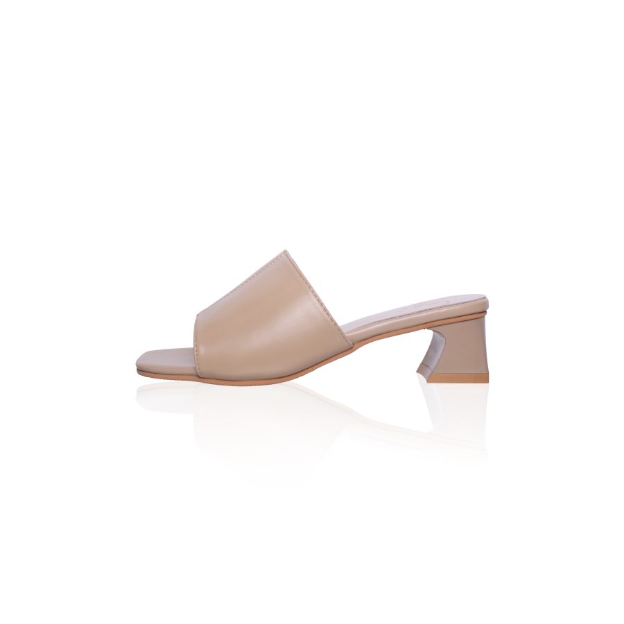 Block-heeled Mules