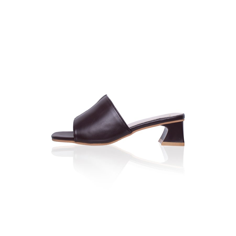 Block-heeled Mules