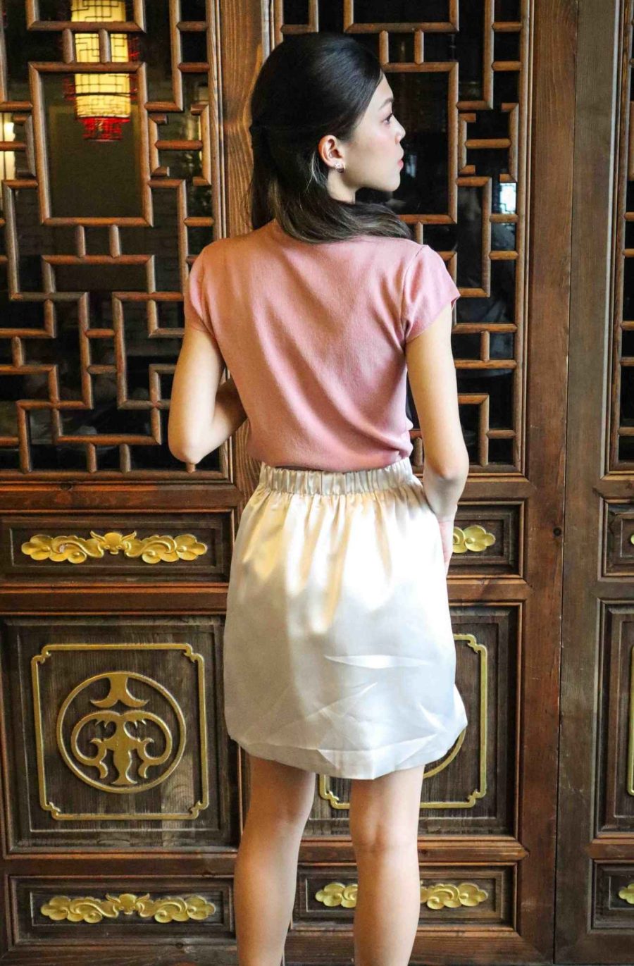 Knit Cheongsam Top (Long) - Image 4