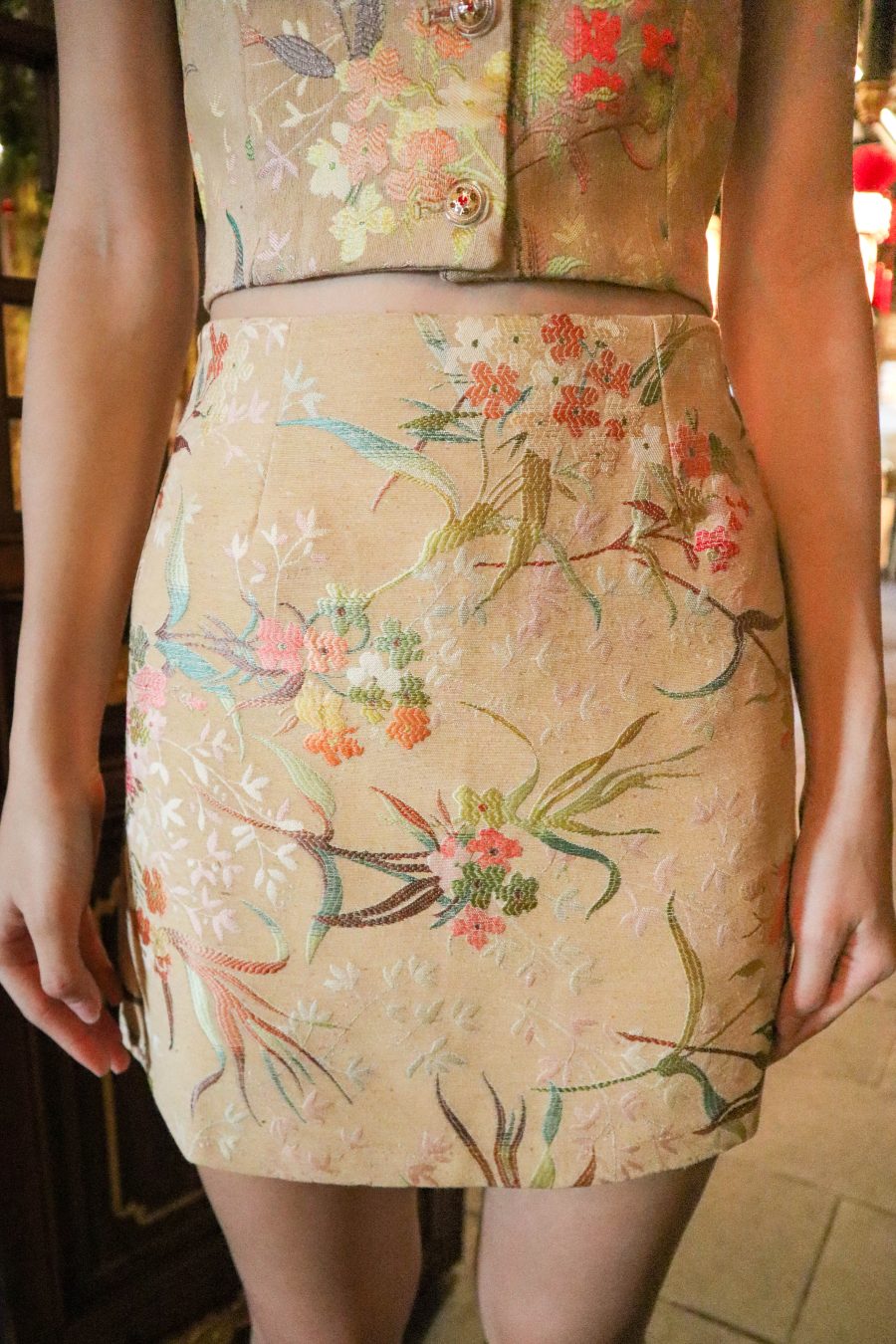 Embroidered high waist skirts - Image 4