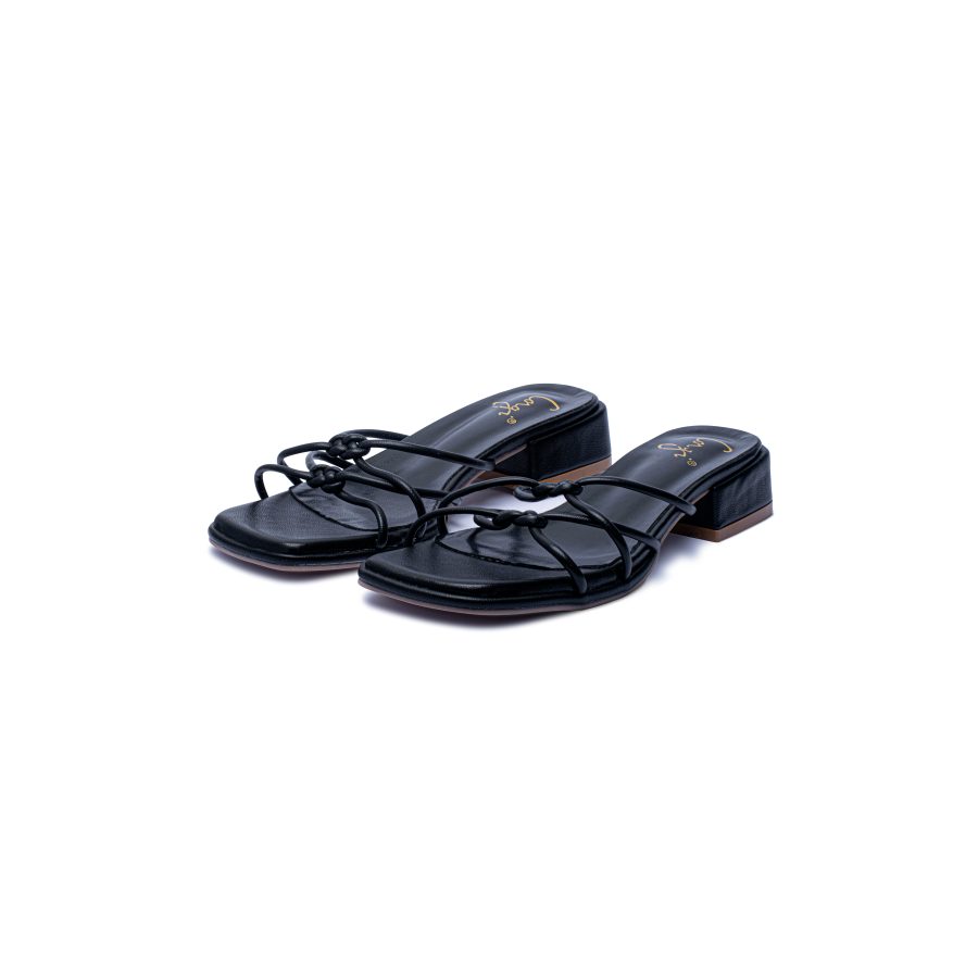 Knotted Heeled Sandals - Image 2