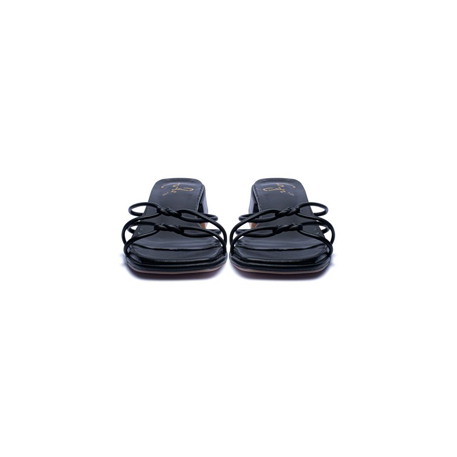 Knotted Heeled Sandals - Image 4