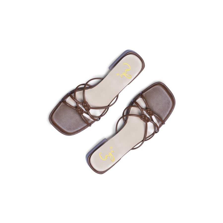 Knotted Heeled Sandals - Image 3