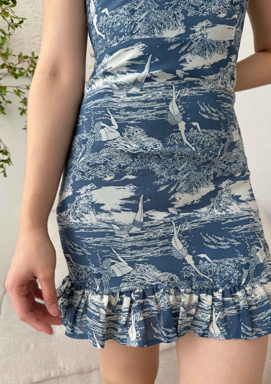 Allover Print Strappy Dress - Image 4