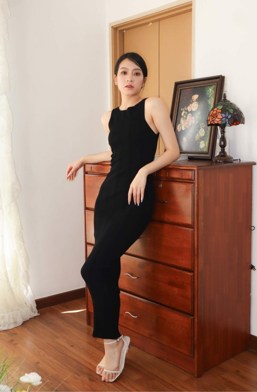 Rib Knit Bodycon Dress - Image 6