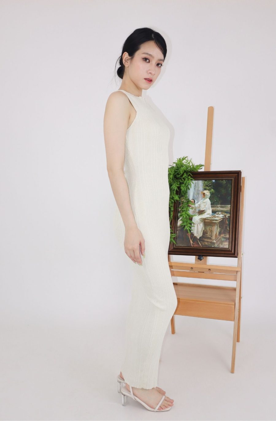 Rib Knit Bodycon Dress - Image 2