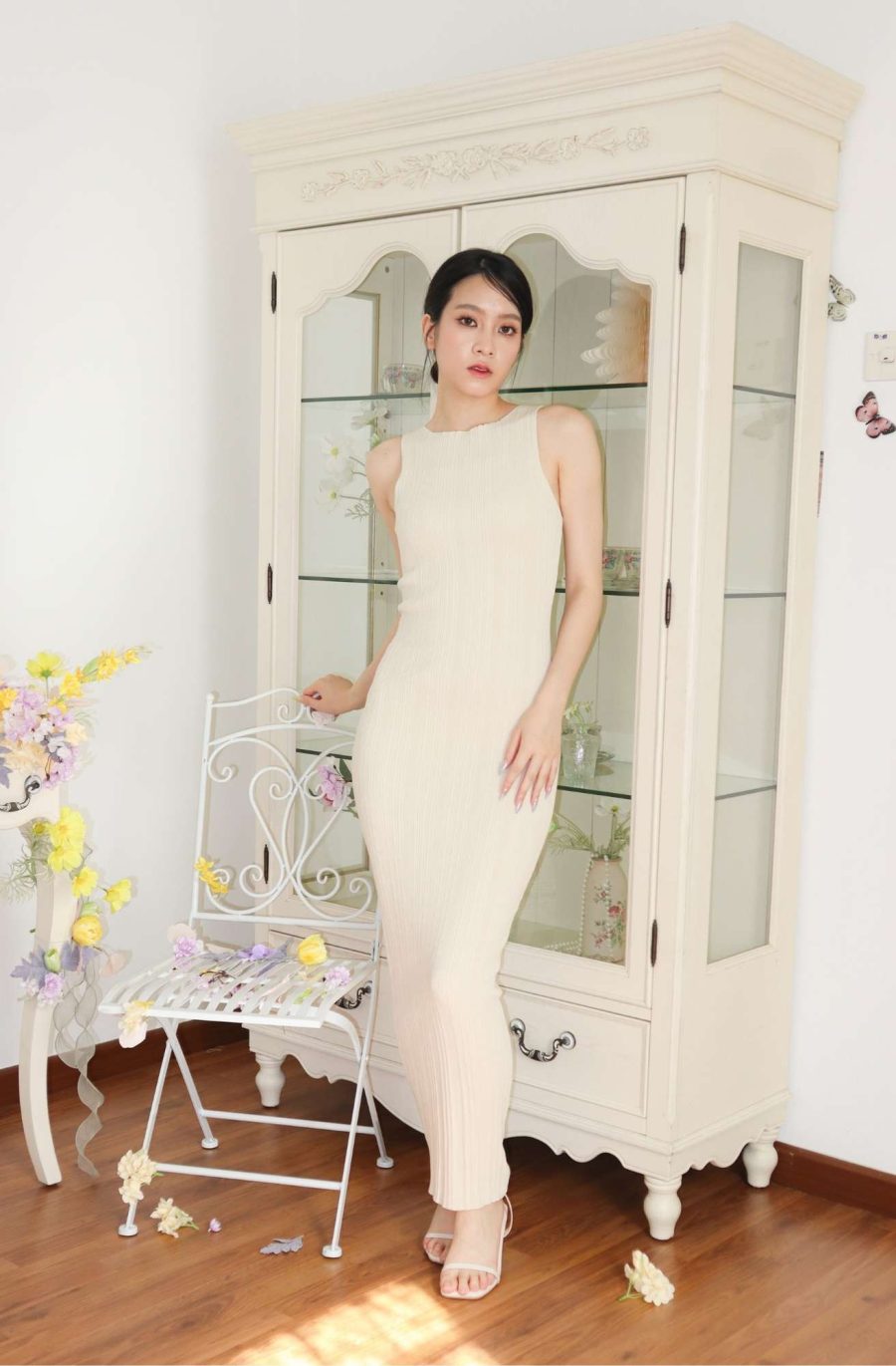 Rib Knit Bodycon Dress - Image 5