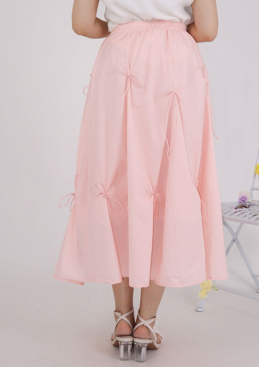 Allover Ribbons Maxi Skirt - Image 3