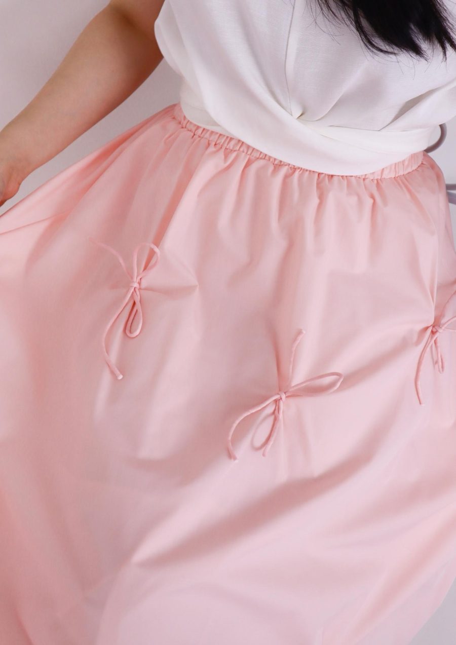 Allover Ribbons Maxi Skirt - Image 4