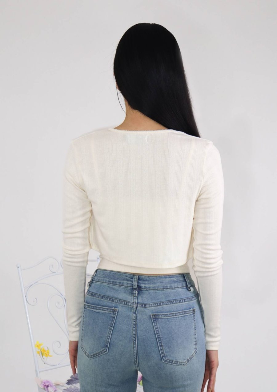 Ribbon Cami Top w Cardigan Sets - Image 3