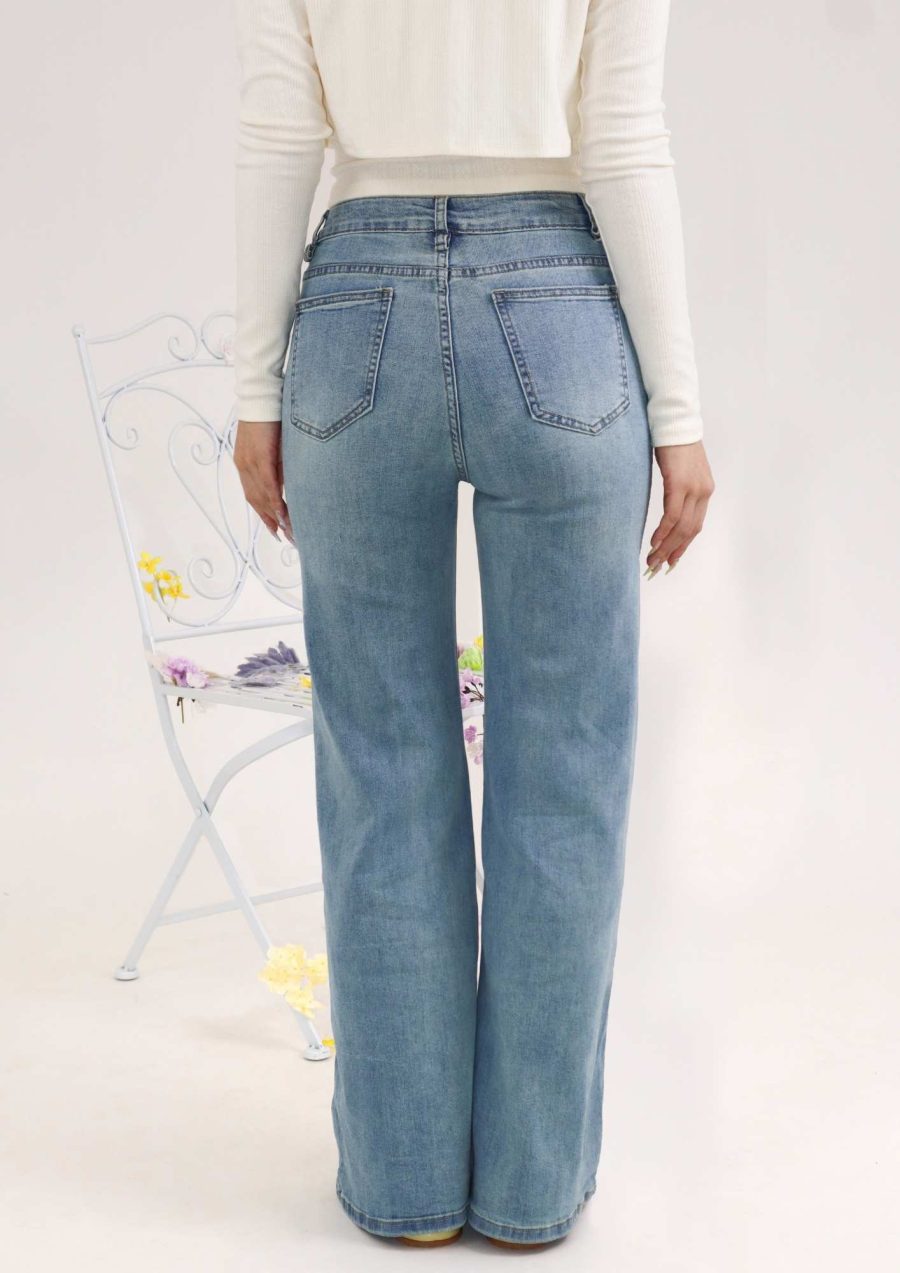 High Waist Flare Jeans - Image 3