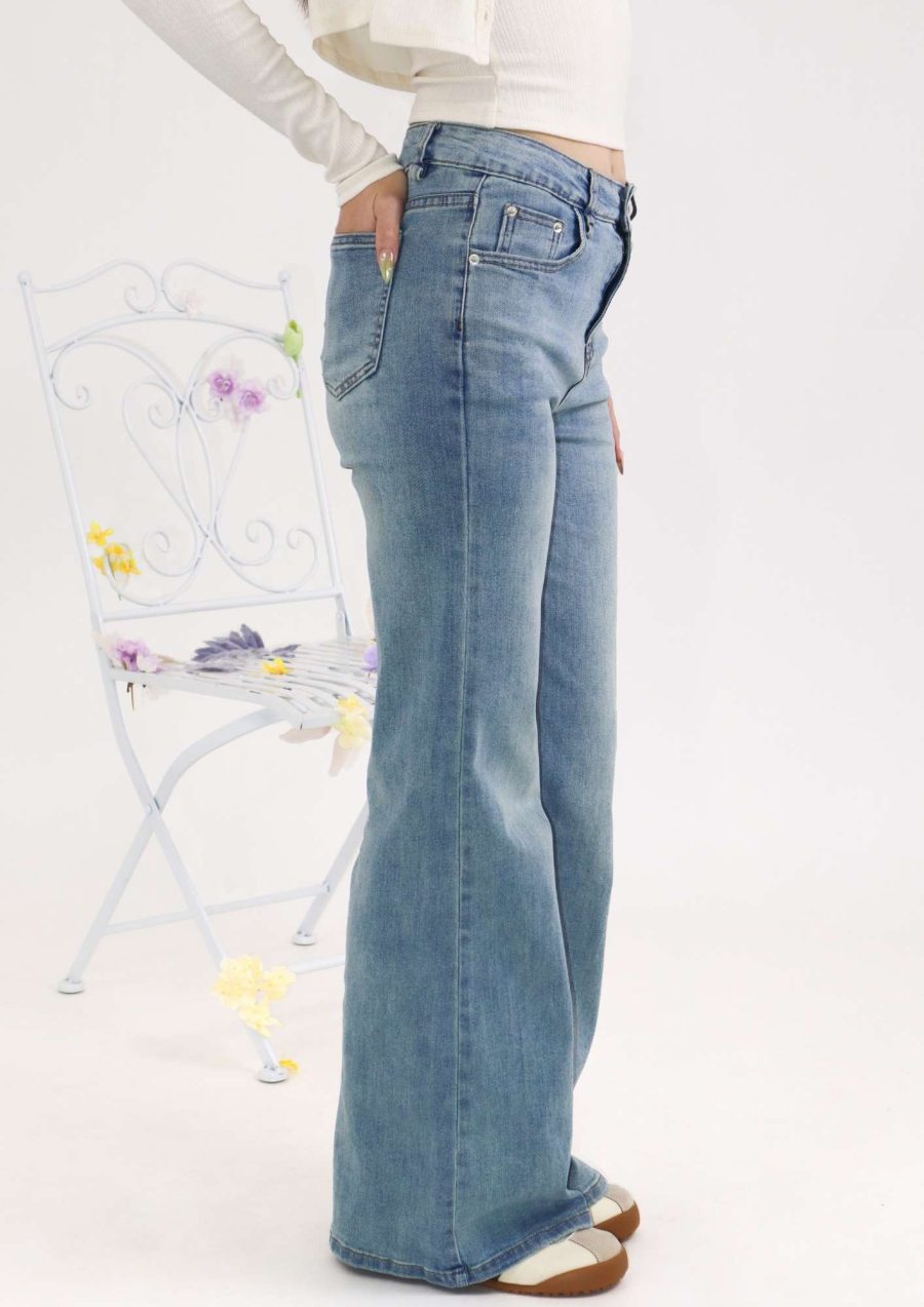 High Waist Flare Jeans - Image 2