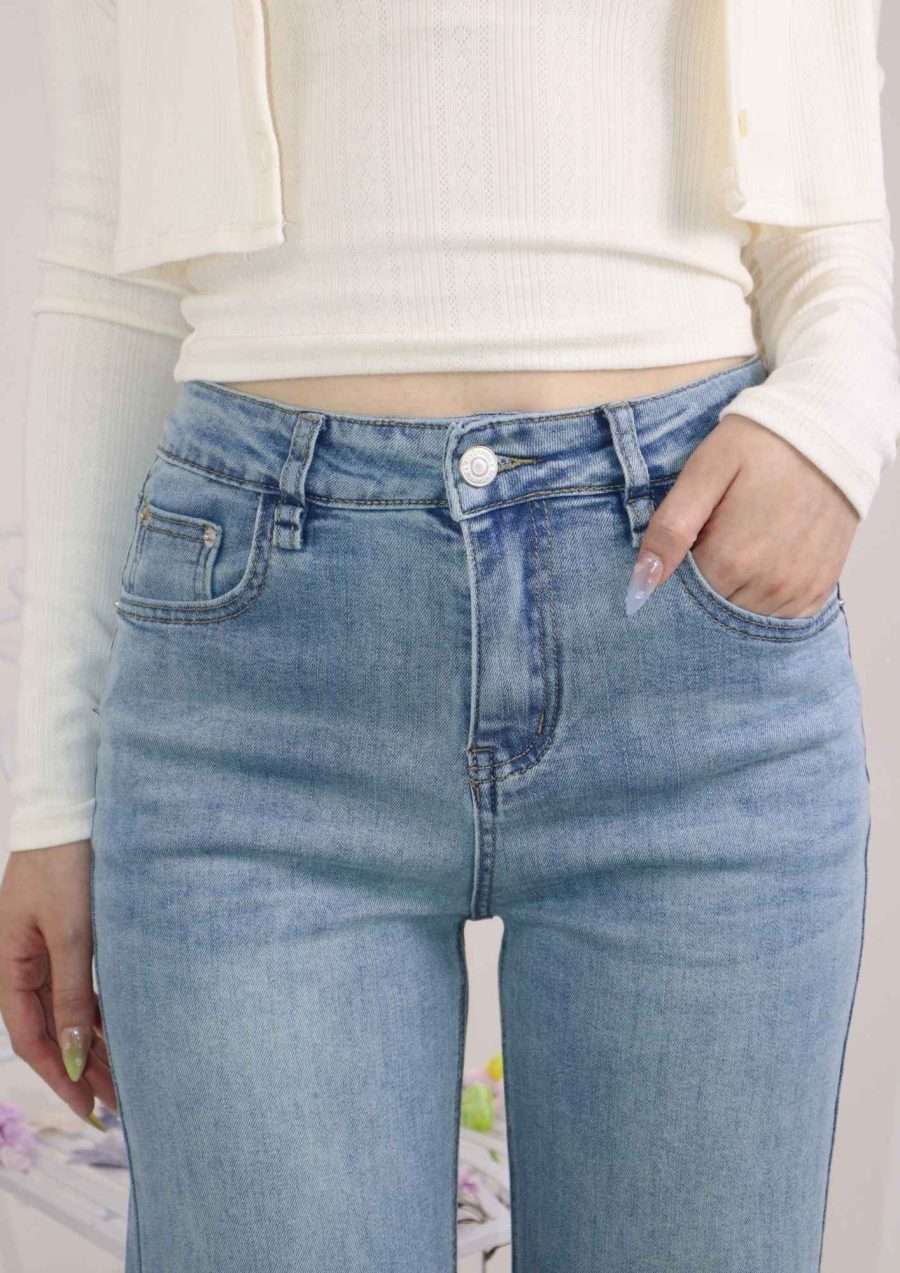 High Waist Flare Jeans - Image 4