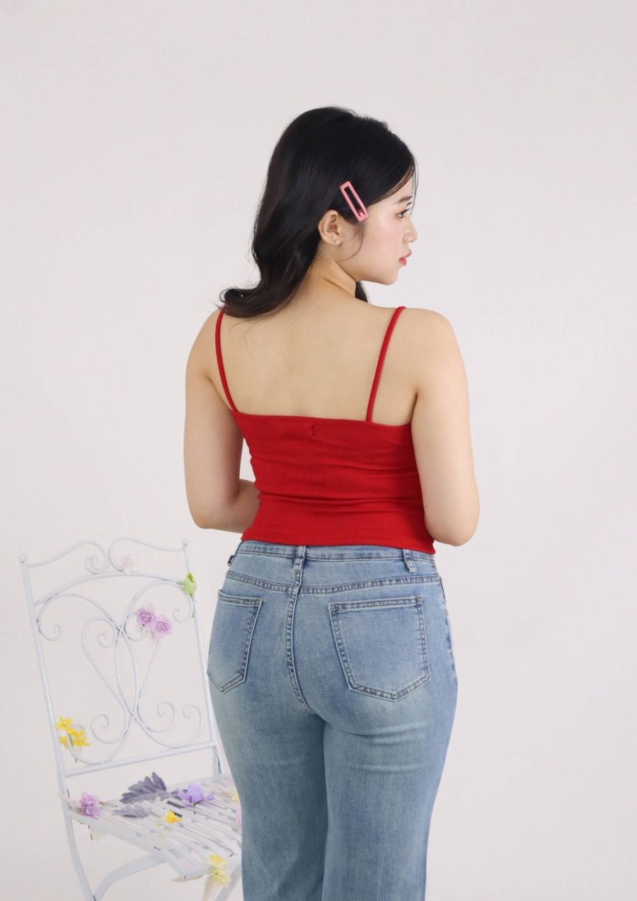 Ribbon Cami Top w Cardigan Sets - Image 6