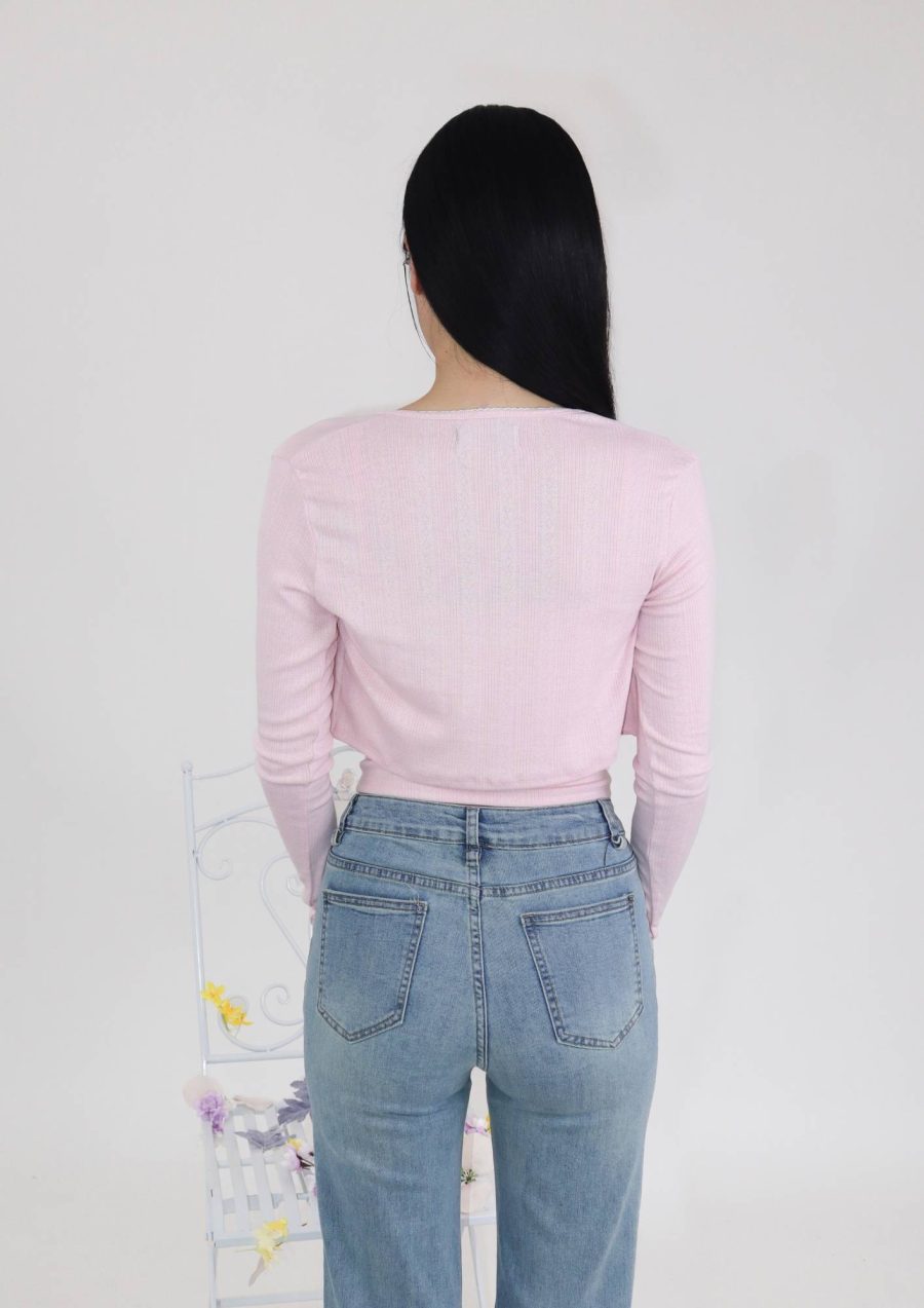 Ribbon Cami Top w Cardigan Sets - Image 3