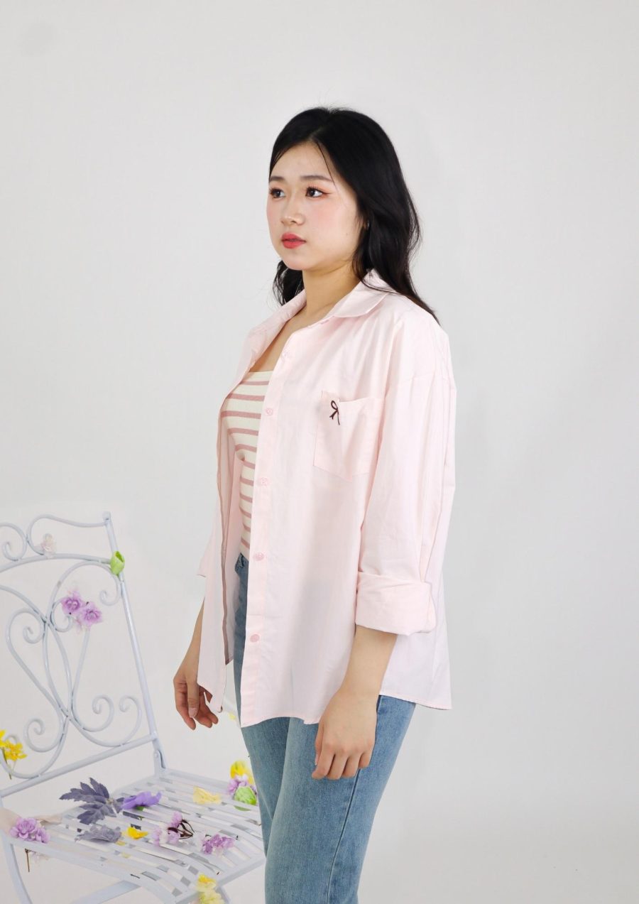 Front Pocket Ribbon Shirts - Image 2