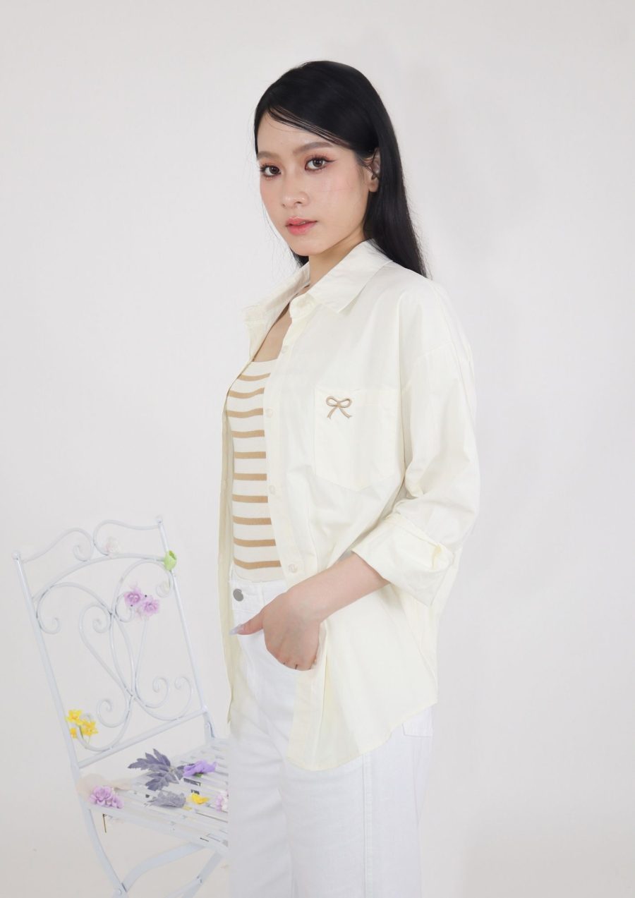 Front Pocket Ribbon Shirts - Image 2