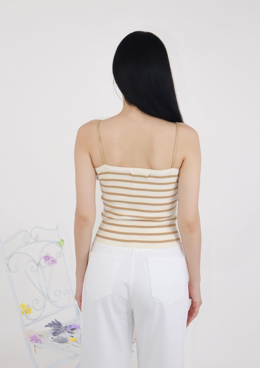 Knit Striped Tank Top - Image 3