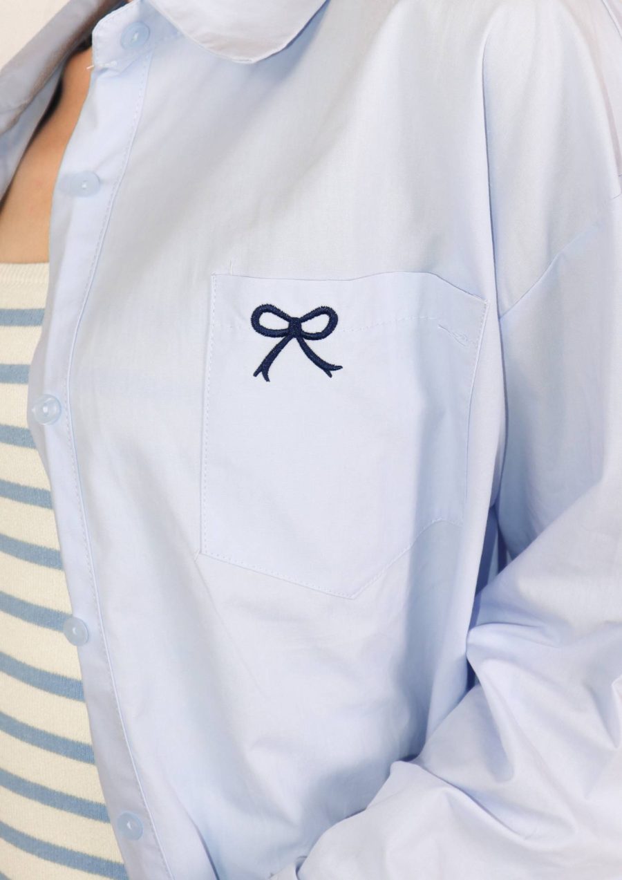 Front Pocket Ribbon Shirts - Image 4