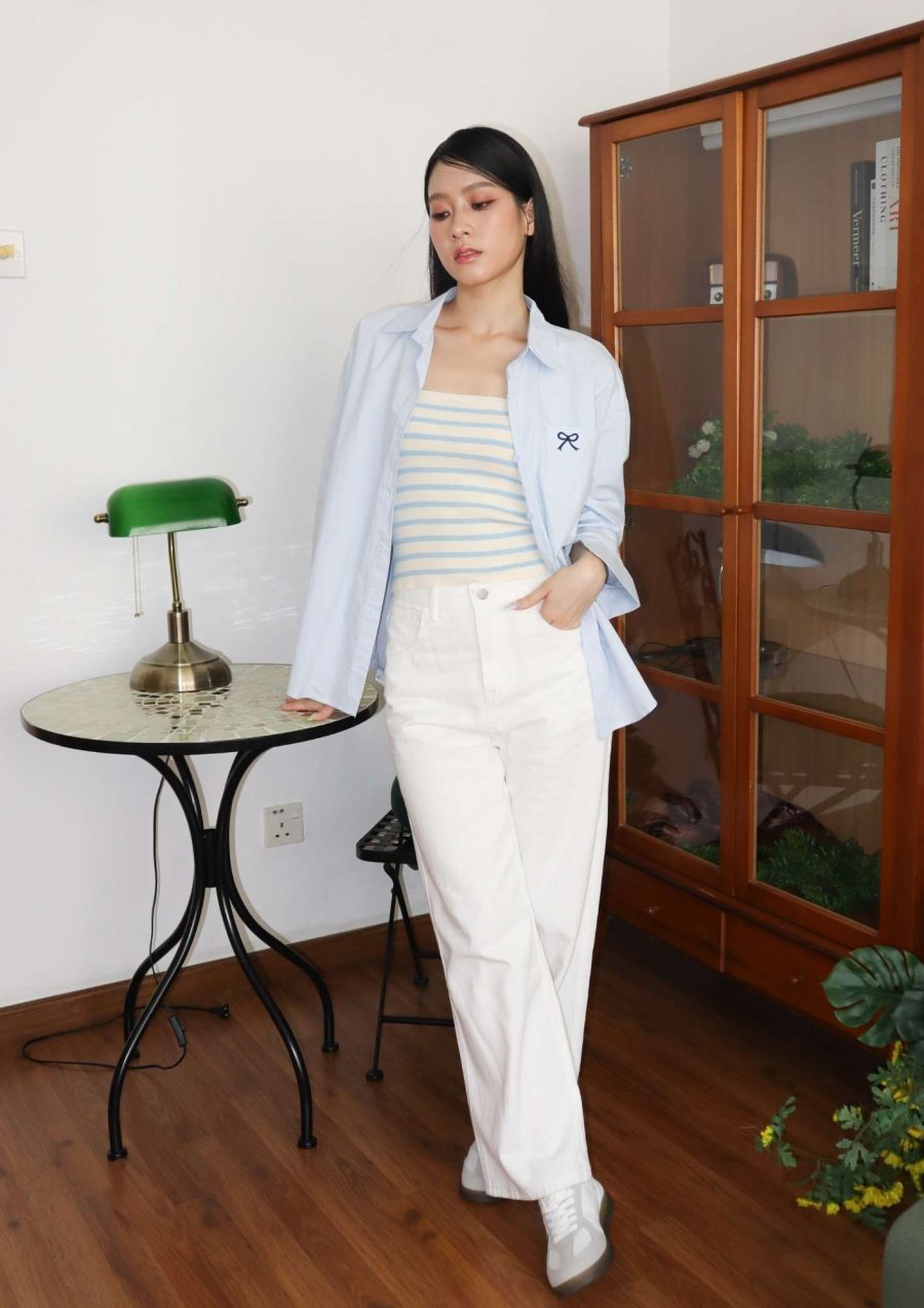 Front Pocket Ribbon Shirts - Image 6