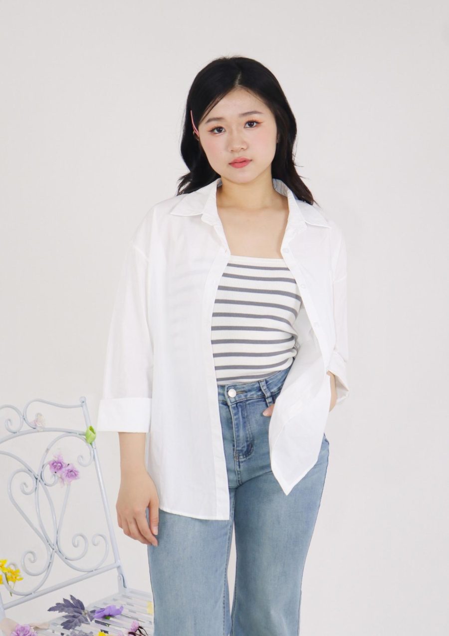 Front Pocket Ribbon Shirts