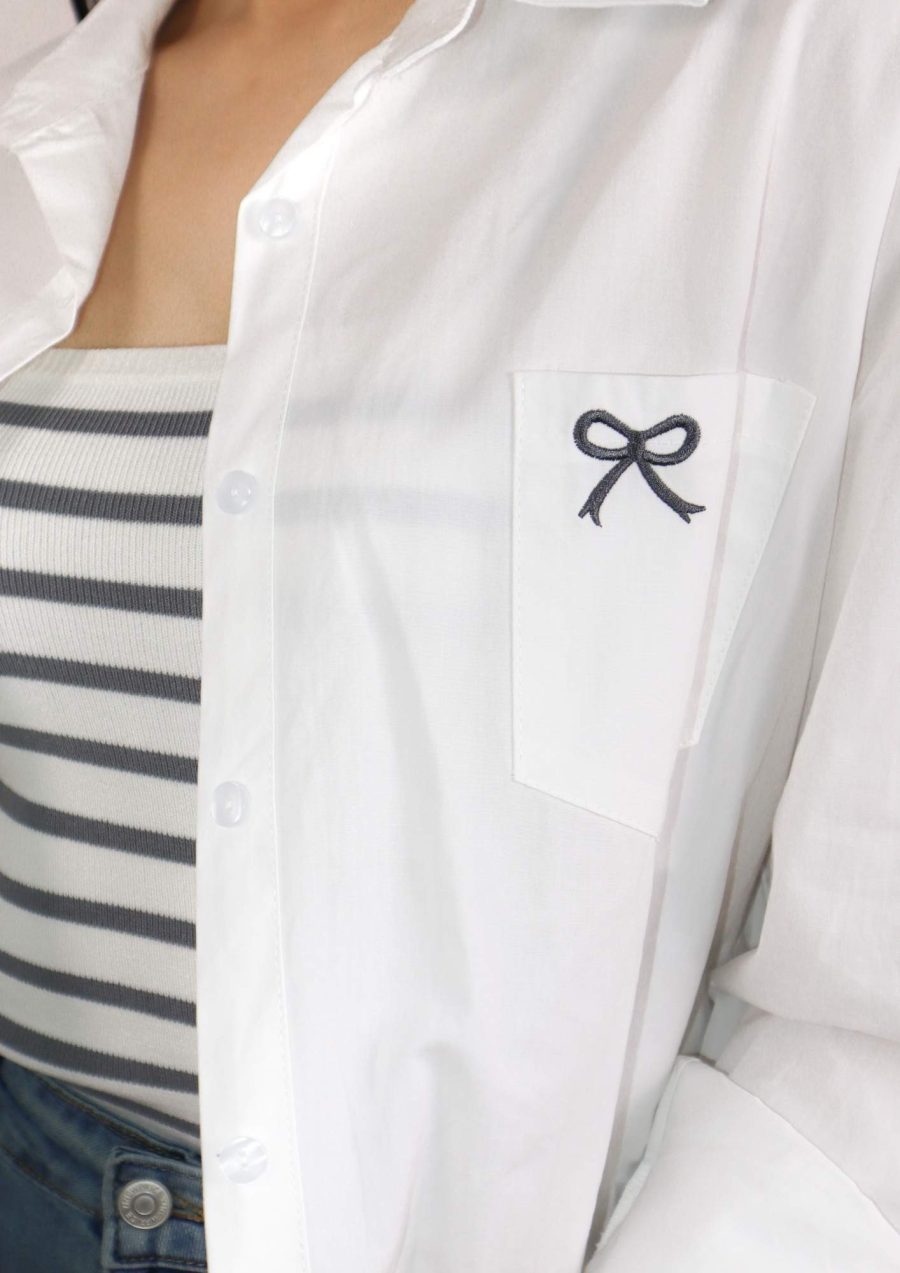 Front Pocket Ribbon Shirts - Image 4