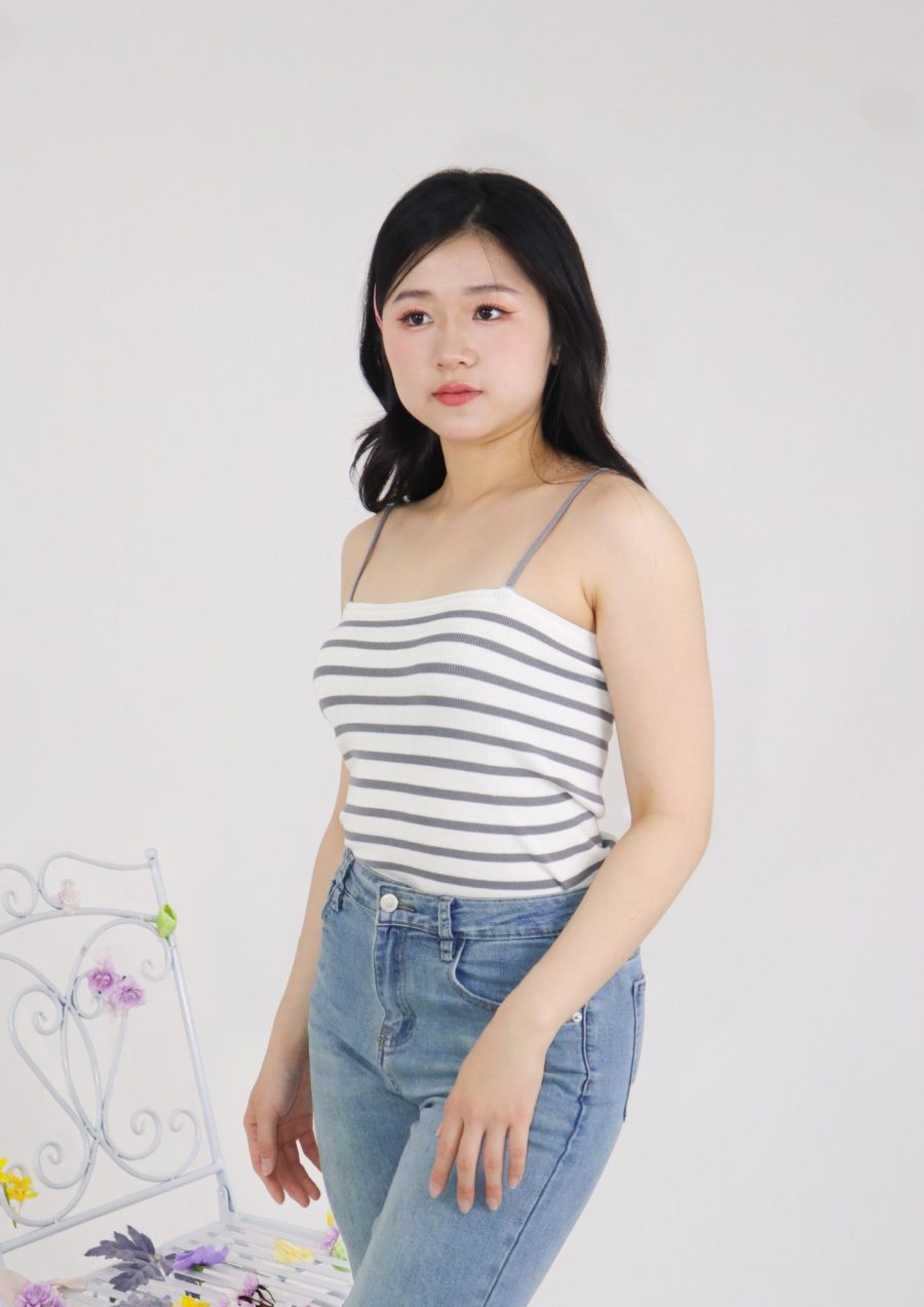 Knit Striped Tank Top - Image 2