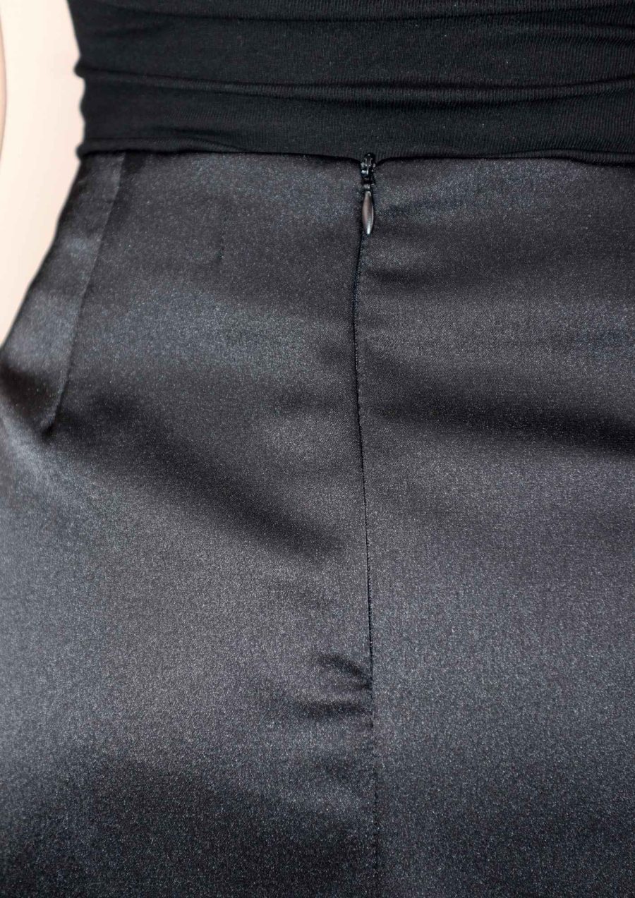 Silk Front Tie Ribbons Mini Skorts - Image 5