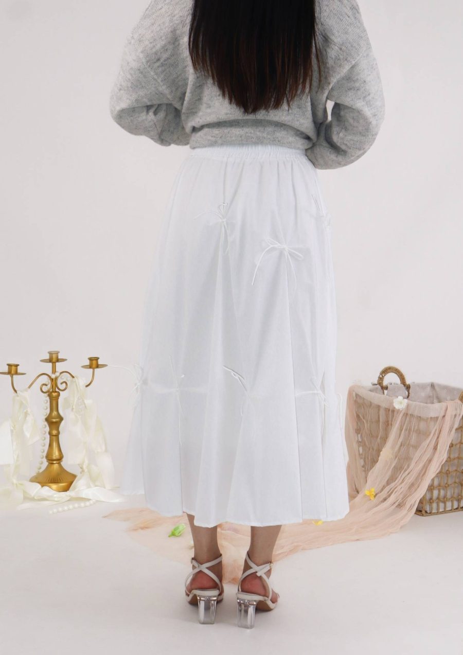 Allover Ribbons Maxi Skirt - Image 3