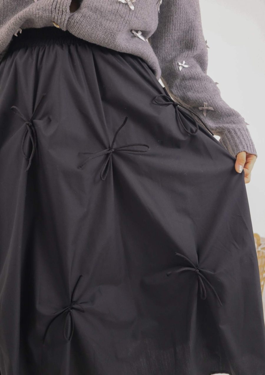 Allover Ribbons Maxi Skirt - Image 3
