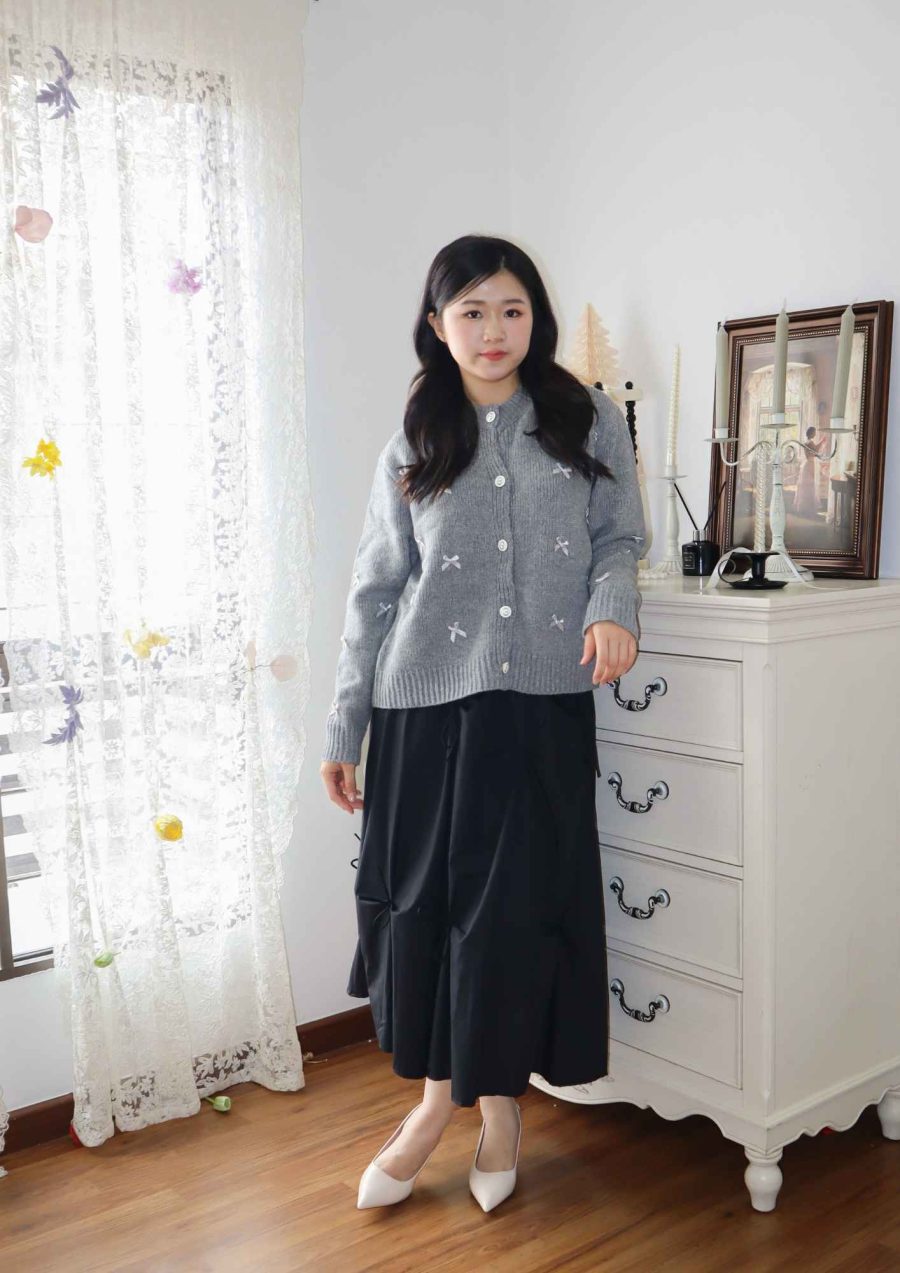 Allover Ribbons Maxi Skirt - Image 4